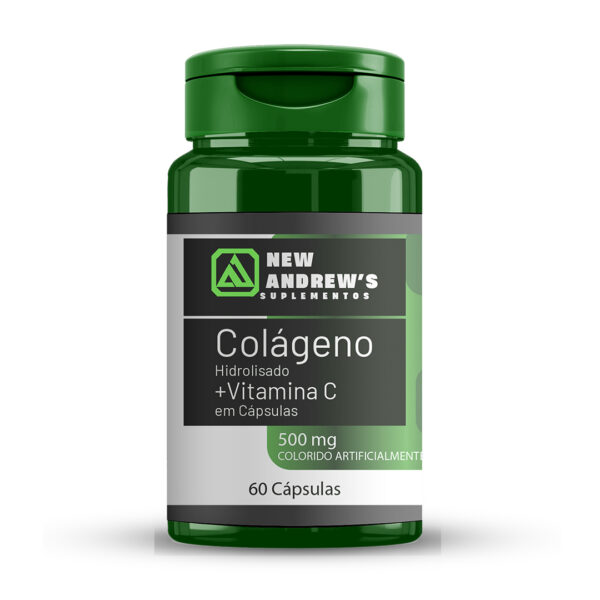 Colágeno com Vitamina C - 60 Cápsulas
