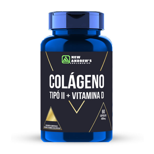 Colágeno Tipo II + Vitamina D - 60 Cápsulas