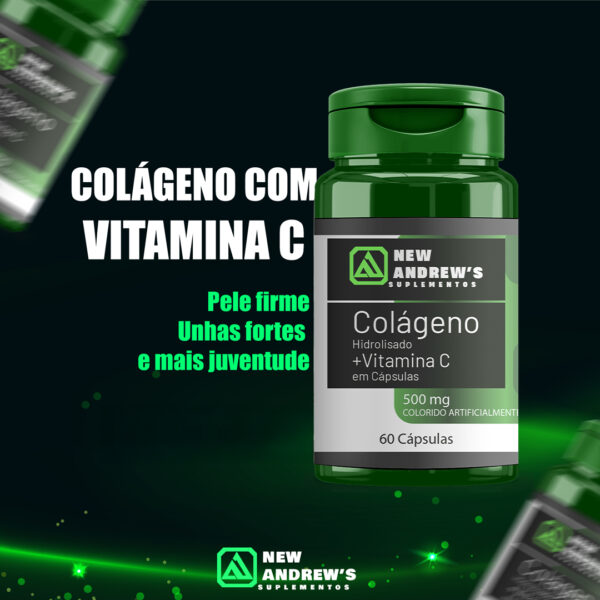 Colágeno com Vitamina C - 60 Cápsulas - Image 2