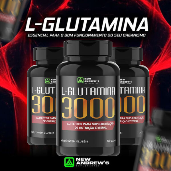 L-Glutamina - 120 Cápsulas - Image 2