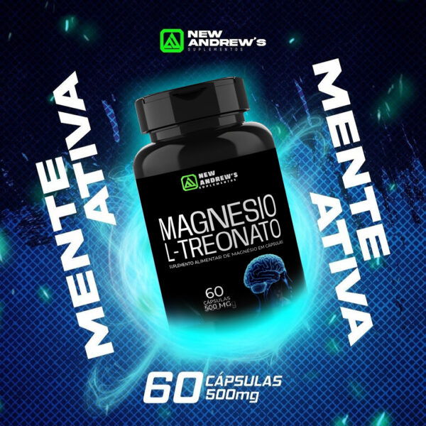 Magnésio L-Treonato - 60 Cápsulas - Image 2