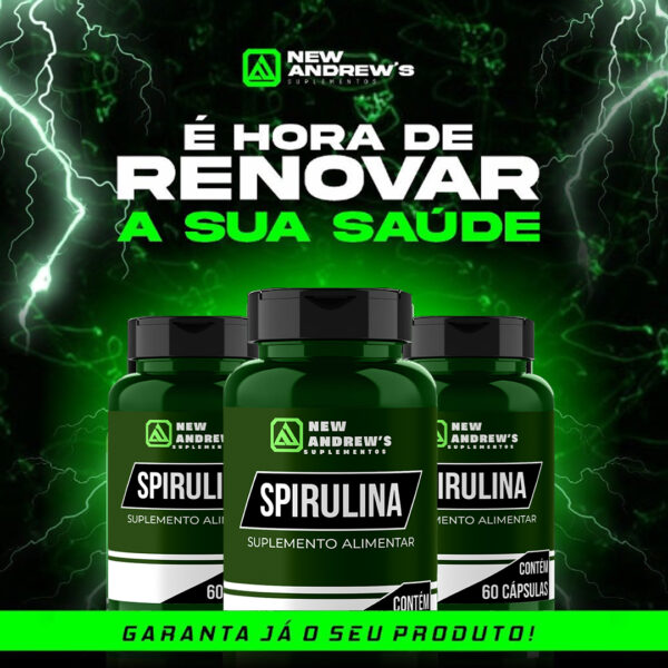 Spirulina - 60 Cápsulas - Image 2