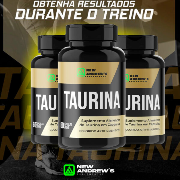 Taurina - 60 Cápsulas - Image 2
