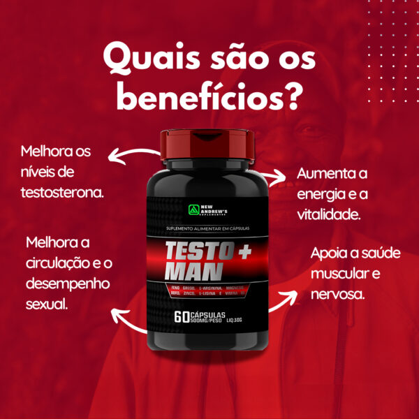 Testo Man - 60 Cápsulas - Image 2
