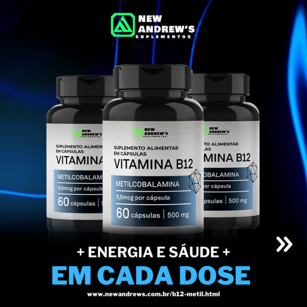 Vitamina B12 Metilcobalamina - 60 Cápsulas - Image 2